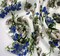 1 Yard Textured Ivory Blue Rayon Crinkle Fabric For Stylish Dresses Blouses Skirts Lightweight Apparel 50/51" Width
